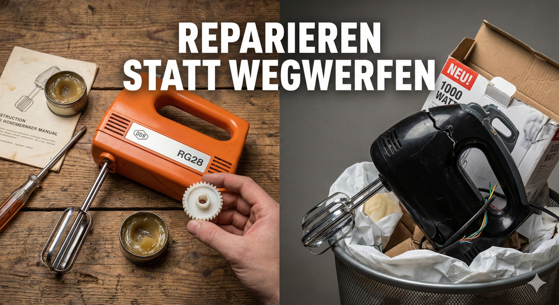 Die Lüge der „Sollbruchstelle“: Warum dein RG28 noch läuft, wenn moderne Mixer längst auf dem Müll liegen