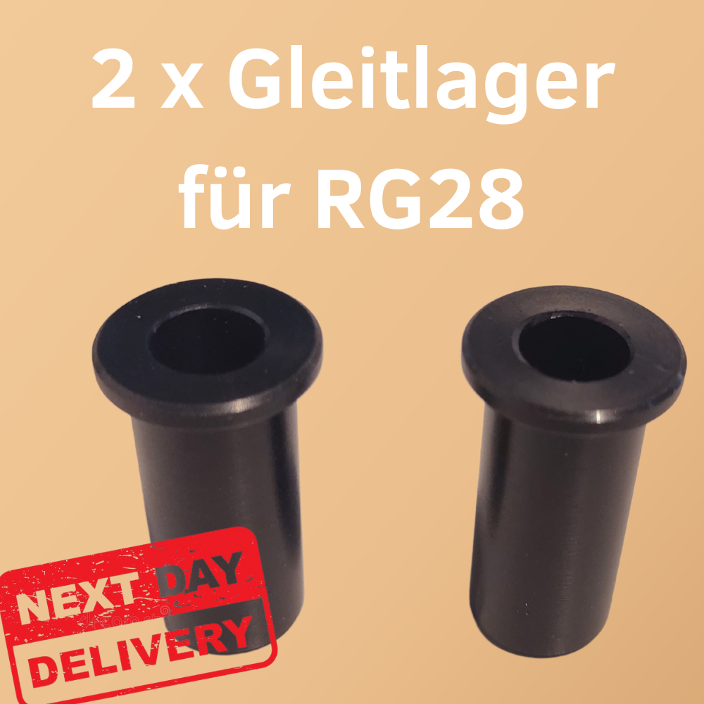 2 Gleitlager für RG28, RG28s sowie RG25, Ersatzteil für DDR Mixer